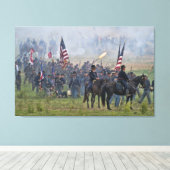 Amerikaanse Burgeroorlog (1861-1865) Canvas Afdruk (Insitu (Houten vloer))