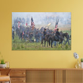 Amerikaanse Burgeroorlog (1861-1865) Canvas Afdruk (Insitu (Woonkamer))