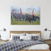 Amerikaanse Burgeroorlog (1861-1865) Canvas Afdruk (Insitu (Slaapkamer))