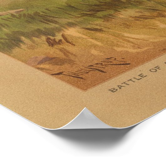 Amerikaanse burgeroorlog - Antietam Sharpsburg Poster (Hoek)