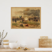 Amerikaanse burgeroorlog - Antietam Sharpsburg Poster (Keuken)