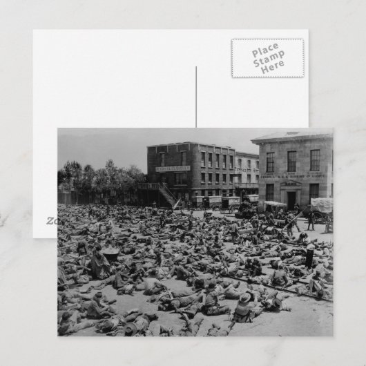 Amerikaanse burgeroorlog briefkaart (Voorkant / Achterkant)