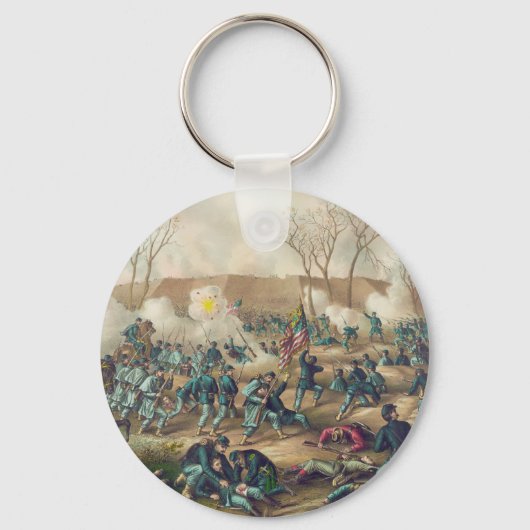 Amerikaanse burgeroorlog Fort Donelson 1862 Sleutelhanger (Voorkant)