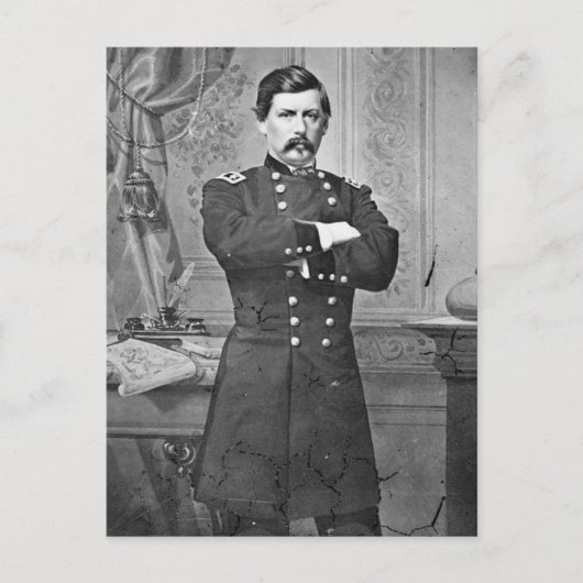 Amerikaanse burgeroorlog: General McClellan Briefkaart (Voorkant)