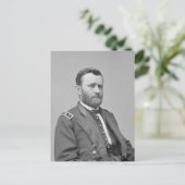 Amerikaanse burgeroorlog: General Ulysses S Grant Briefkaart (Staand voorkant)