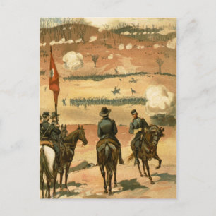 Amerikaanse burgeroorlog in Chattanooga 1863 Briefkaart