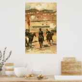 Amerikaanse burgeroorlog in Chattanooga 1863 Poster (Keuken)
