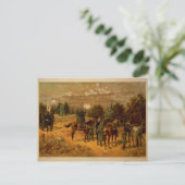 Amerikaanse burgeroorlog in Chattanooga Briefkaart (Staand voorkant)