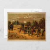 Amerikaanse burgeroorlog in Chattanooga Briefkaart (Voorkant / Achterkant)