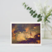 Amerikaanse burgeroorlog in Port Hudson Briefkaart (Staand voorkant)