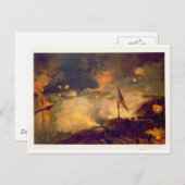 Amerikaanse burgeroorlog in Port Hudson Briefkaart (Voorkant / Achterkant)