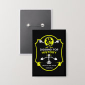 Amerikaanse Burgeroorlog Metaaldetectie Club Button (Voorkant / Achterkant)