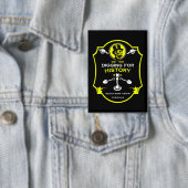 Amerikaanse Burgeroorlog Metaaldetectie Club Button (Insitu)