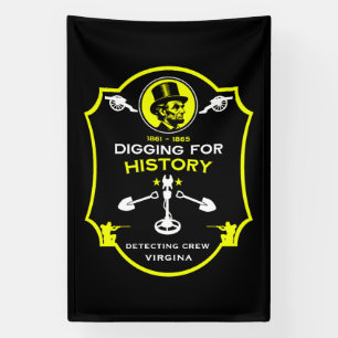 Amerikaanse Burgeroorlog Metaaldetectie Club  Spandoek