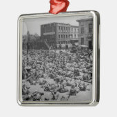 Amerikaanse burgeroorlog metalen ornament (Links)