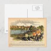 Amerikaanse Burgeroorlog Morgan's Raid in Kentucky Briefkaart (Voorkant / Achterkant)