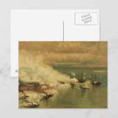 Amerikaanse Burgeroorlog Slag bij Mobile Bay door Briefkaart (Voorkant / Achterkant)