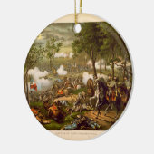 Amerikaanse Burgeroorlog Slag om Chancellorsville Keramisch Ornament (Links)