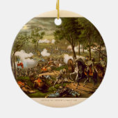 Amerikaanse Burgeroorlog Slag om Chancellorsville Keramisch Ornament (Achterkant)