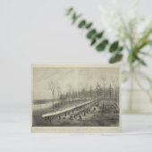 Amerikaanse burgeroorlog: Slag om de Stone River Briefkaart (Staand voorkant)