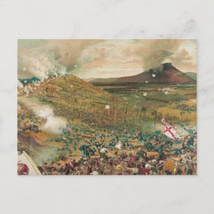 Amerikaanse burgeroorlog - Slag om missionair Ridg Briefkaart