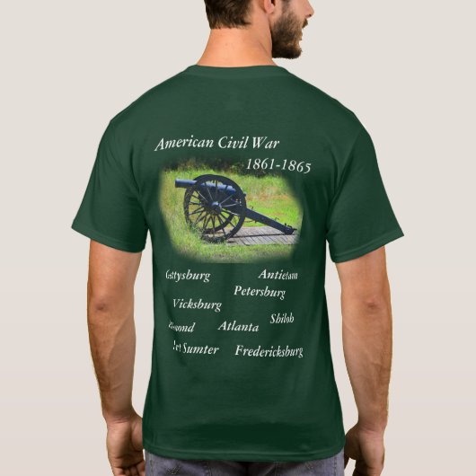 Amerikaanse Burgeroorlog - T-shirt (Achterkant)
