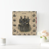 Amerikaanse burgeroorlog vierkante klok (Huis)