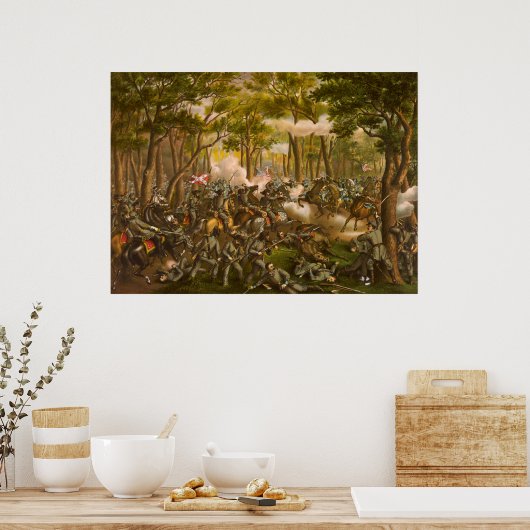 Amerikaanse burgeroorlog - Wilde natuur Poster (Keuken)