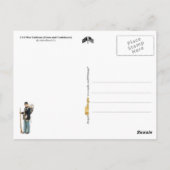 Amerikaanse burgeroorlogsuniformen briefkaart (Achterkant)