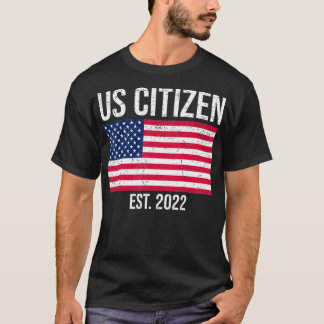 Amerikaanse Burgerschapsverklaring Amerikaanse nie T-shirt