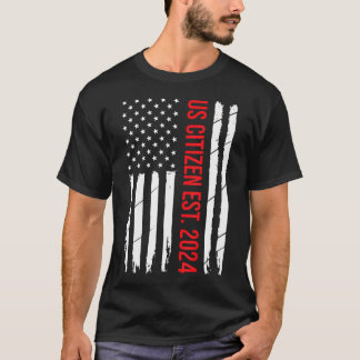 Amerikaanse Burgerschapsverklaring Amerikaanse nie T-shirt