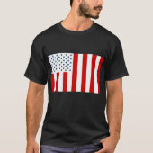 Amerikaanse Burgervlag van Vredestijd T-shirt (Voorkant)