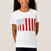Amerikaanse Burgervlag van Vredestijd T-shirt (Voorkant)