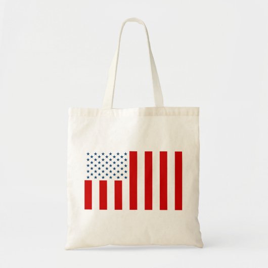 Amerikaanse Burgervlag van Vredestijd Tote Bag (Voorkant)
