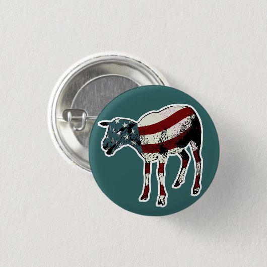 Amerikaanse Button (Voorkant /achterkant)