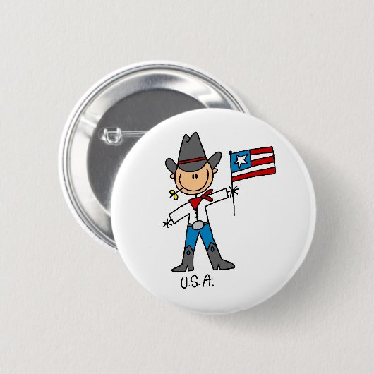 Amerikaanse Button (Voorkant /achterkant)