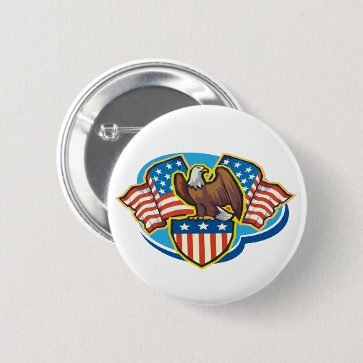 Amerikaanse Button (Voorkant /achterkant)