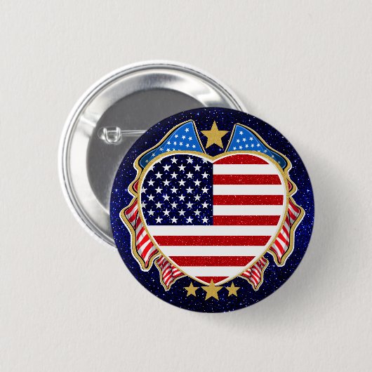 Amerikaanse BUTTON (Voorkant /achterkant)
