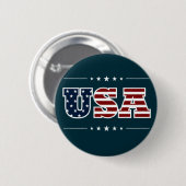 Amerikaanse Button (Voorkant /achterkant)