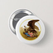 Amerikaanse Button Eagle (Voorkant /achterkant)