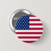 Amerikaanse Button voor de Amerikaanse vlag Stripe (Voorkant /achterkant)