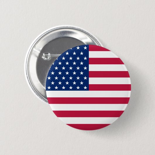 Amerikaanse Button voor de Amerikaanse vlag Stripe (Voorkant /achterkant)
