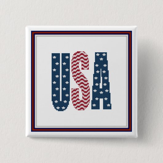 Amerikaanse Button voor sterren en staven (Voorkant)