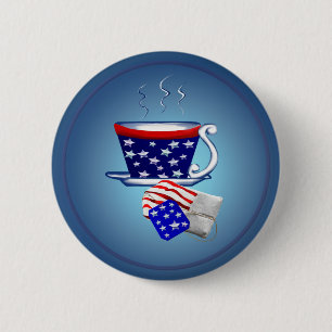 Amerikaanse Button voor theebeker en pleister