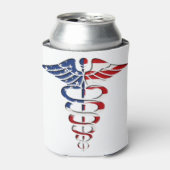 Amerikaanse Caduceus Blikjeskoeler (Blikje Voorkant)