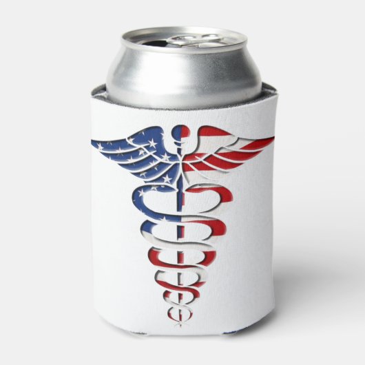 Amerikaanse Caduceus Blikjeskoeler (Blikje Voorkant)