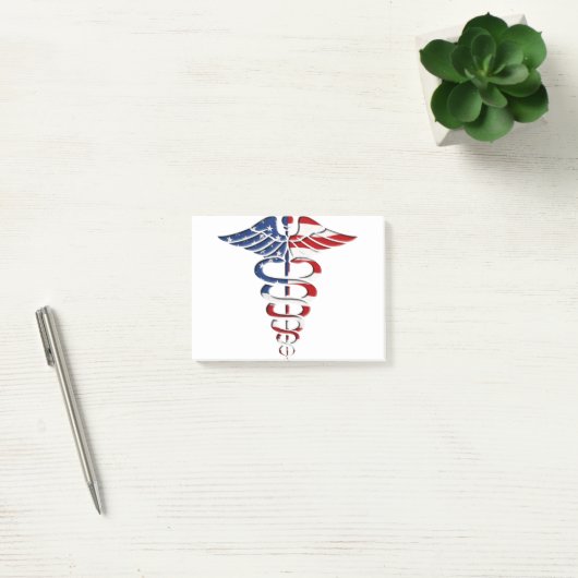 Amerikaanse Caduceus Post-it® Notes (Kantoor)