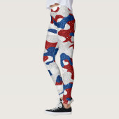 Amerikaanse Camo 4 juli glitters Leggings (Links)