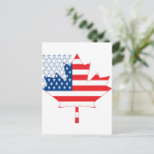 Amerikaanse Canadese.ai Briefkaart (Staand voorkant)
