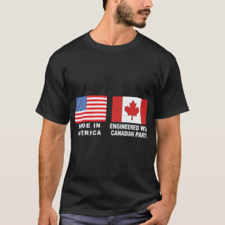 Amerikaanse Canadese T-Shirt